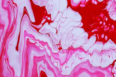 Soyut resim kırmızı boyalar