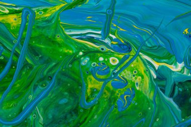 akrilik boya ile soyut resim