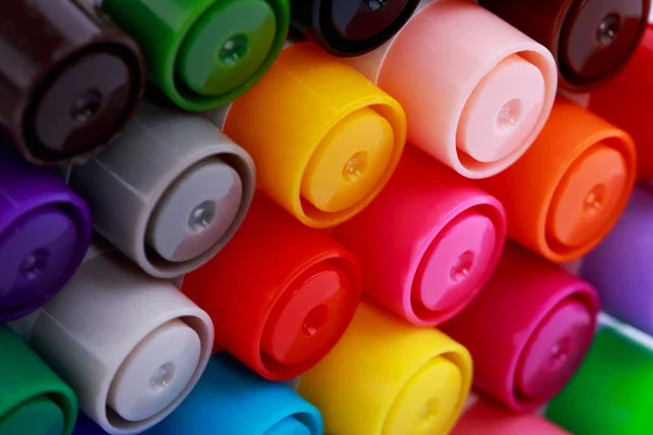 Los marcadores de color — Foto de Stock