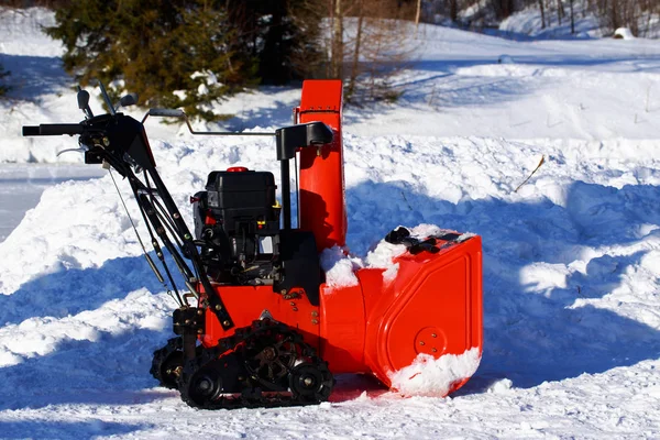 Máquina de nieve roja — Foto de Stock