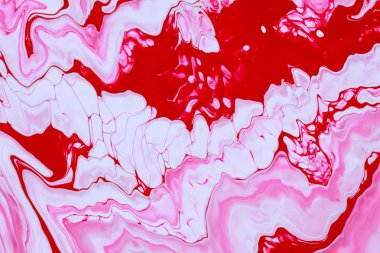 Soyut resim kırmızı boyalar