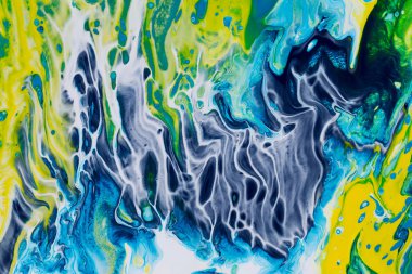 akrilik boya ile soyut resim