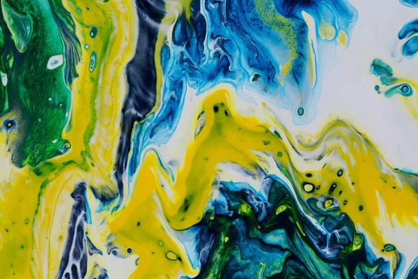 Abstract painting with acrylic paints — Stock Photo, Image