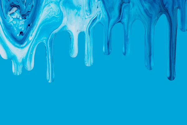 Abstract acrylic paint dripping — Stock Photo, Image