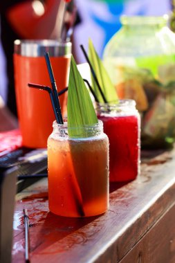 kokteyller yakın çekim