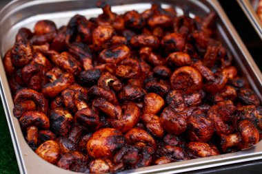 Kızarmış champignons