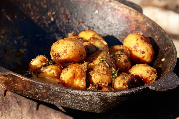 Kızarmış fırında patates