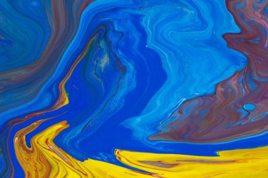 Akrilik boyaların soyut arkaplanı