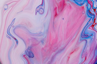 Pembe ve mavi tonlarda akrilik boyanın soyut arkaplanı