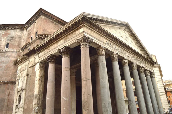 Close-up of the Pantheon ancient landmark of Rome, Italy, October 07, 2018 — Stock Photo, Image