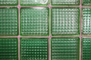 Cam yeşil karo duvar arkaplanı.