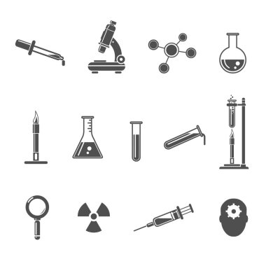 Lab Simgesi vektör illüstrasyon işareti simgesi belirle