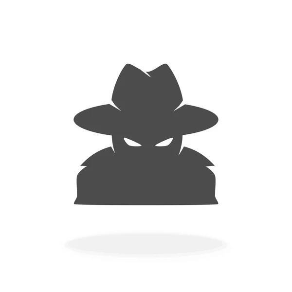 Spyware Icon Symbol Sign Vector Illustration Silhouette — Stockvektor