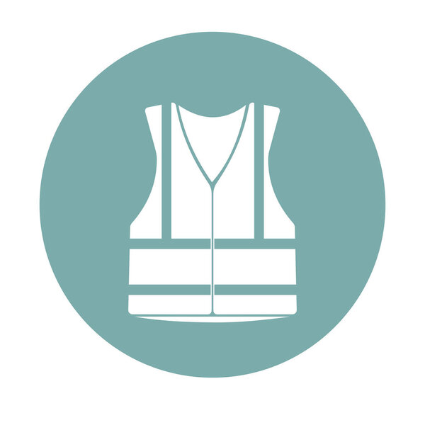 Вектор вектора иконы куртки Hi Vis

