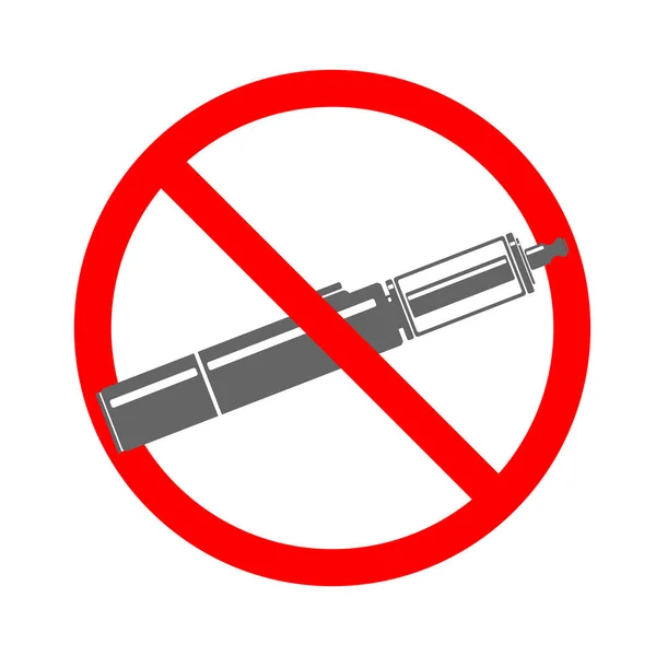 Smoking Vaping Allowed Warning Icon Sign Vector Illustration — Stock Vector
