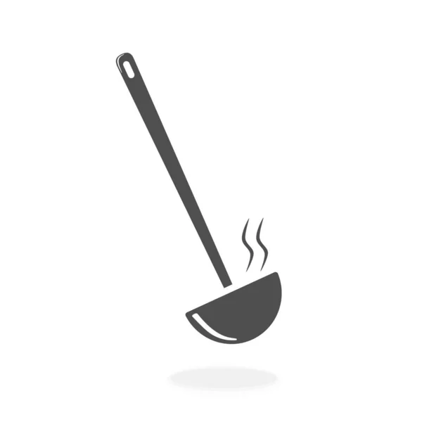 Cooking Ladle Icon Vector Illustration Sign Symbol — Stock Vector