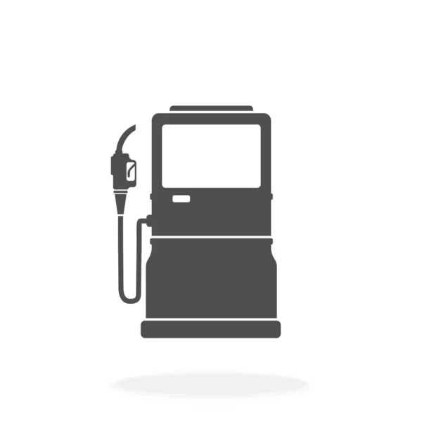 Gas Pump Icon Logo Vector Illustration — Stock Vector