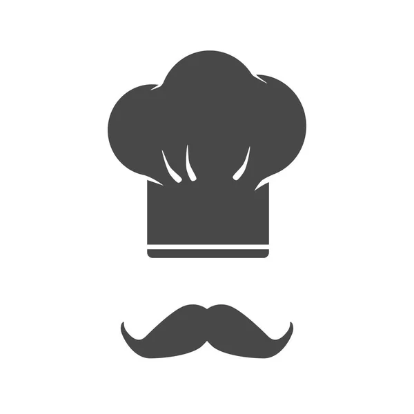 Chef Restaurant Icon Illustrazione Vettoriale — Vettoriale Stock