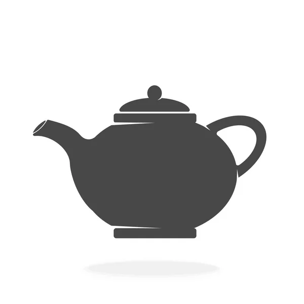 Teapot Icon Vector Illustration — Stock Vector