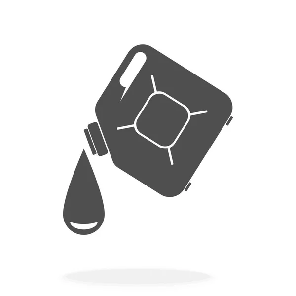 Petrol Can Icon Logo Vector Illustration — Stock Vector