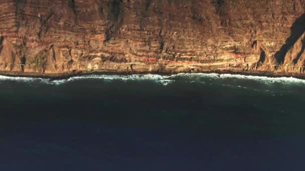 Скель Океані Хвилі — стокове відео