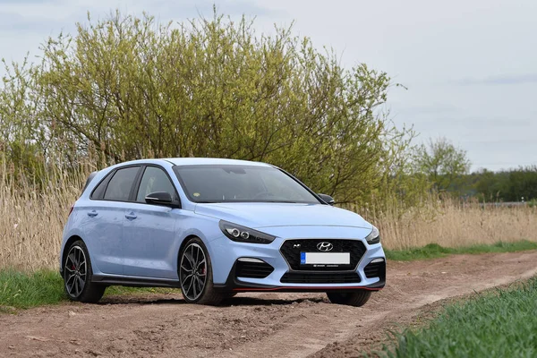 Lany República Checa Abril 2018 Hyundai I30 Perto Lany República — Fotografia de Stock