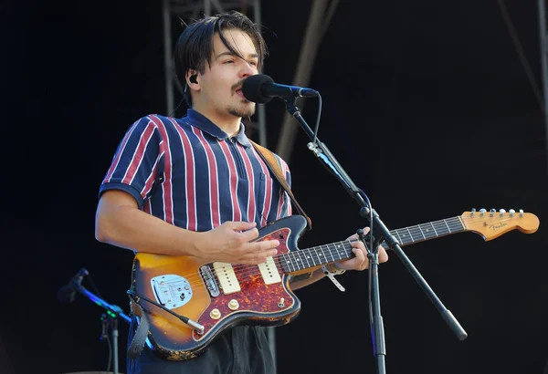 Panensky Tynec República Checa Junio 2018 Cantante Guitarrista Clemens Rehbein — Foto de Stock