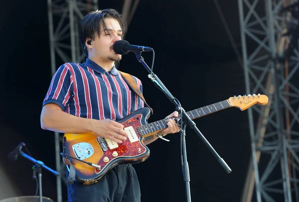 Panensky Tynec República Checa Junio 2018 Cantante Guitarrista Clemens Rehbein — Foto de Stock