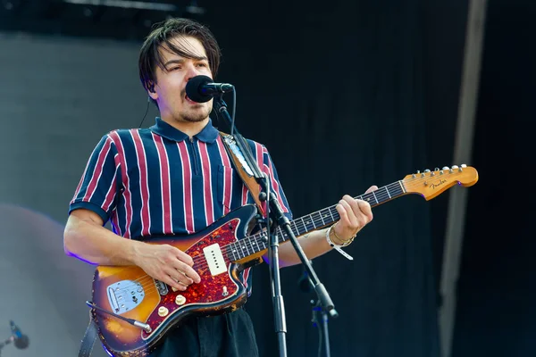 Panensky Tynec República Checa Junio 2018 Cantante Guitarrista Clemens Rehbein — Foto de Stock