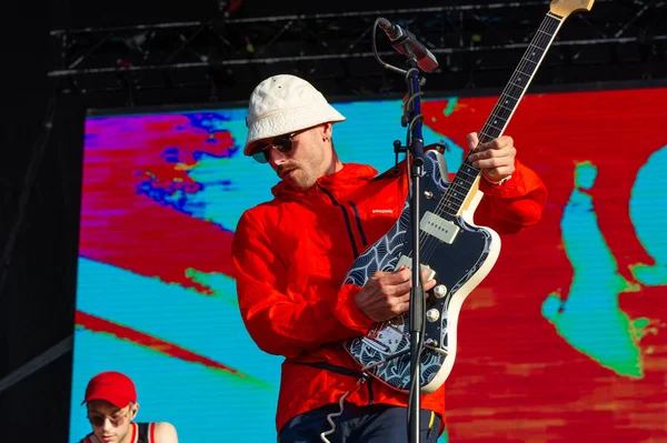 Panensky Tynec República Checa Junio 2018 Cantante John Gourley Portugal — Foto de Stock