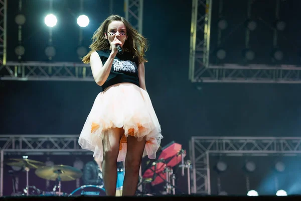 Panensky Tynec Csehország Június 2018 Ban Énekes Lauren Mayberry Chvrches — Stock Fotó