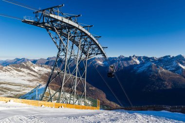 Gaislachkogl dağın zirvesine Sölden, Avusturya