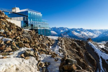 Gaislachkogl dağın zirvesine Sölden, Avusturya