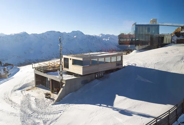 Pico Montaña Gaislachkogl Solden Austria — Foto de Stock