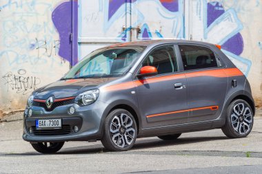 Prague, Çek Cumhuriyeti - 20 Haziran 2018: Renault Clio Sport Prag, Çek Cumhuriyeti, 20 Haziran 2018.