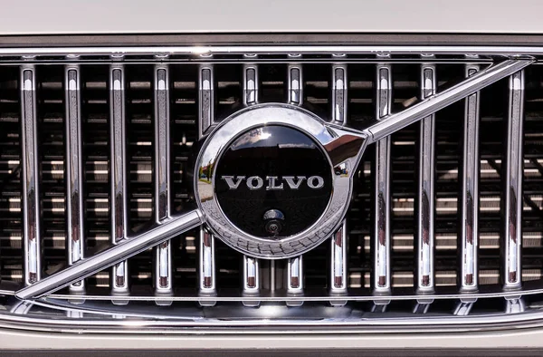 Praga República Checa Mayo 2020 Logo Del Vehículo Volvo Praga —  Fotos de Stock