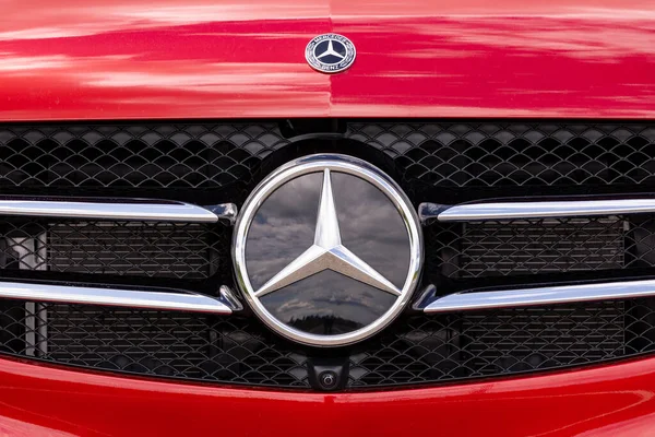 Praga República Checa Junio 2020 Logo Del Vehículo Mercedes Benz —  Fotos de Stock