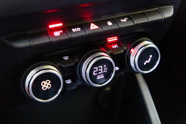 Klimaanlagen Innenraum Eines Autos — Stockfoto