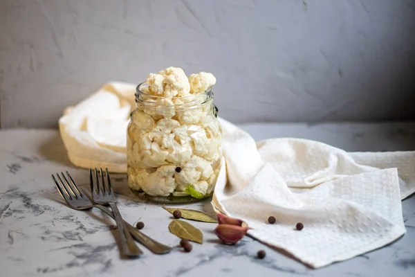 Amargo Fermentado Chucrut Ideal Tanto Para Dieta Como Para Nutrición — Foto de Stock