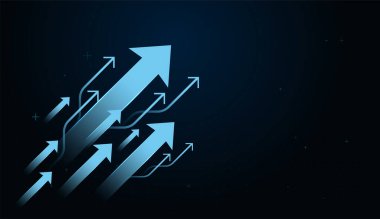 Parlayan oklar hız ve hassasiyetle ilerler, momentum, yenilik ve yeni hedeflere ulaşma güdüsünü temsil eder.