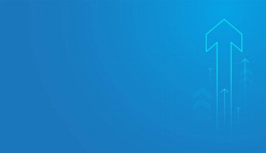 Başarının zıt yönlerinde hareket eden kalın oklar hedef kavramları hedef alıyor, iki parlayan ok zıt yönlerde hızlanıyor, dinamik gerilim vektörü çizimi hissi yaratıyor