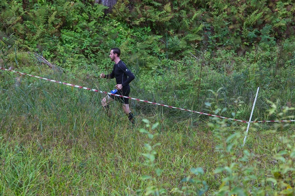 Stad Cesis Letland Gedurfd Race Sportevenement Outdoor Training Mensen Lopen — Stockfoto