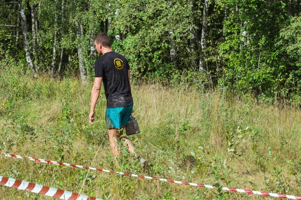 Ciudad Cesis Letonia Carrera Atrevida Evento Deportivo Entrenamiento Aire Libre — Foto de Stock