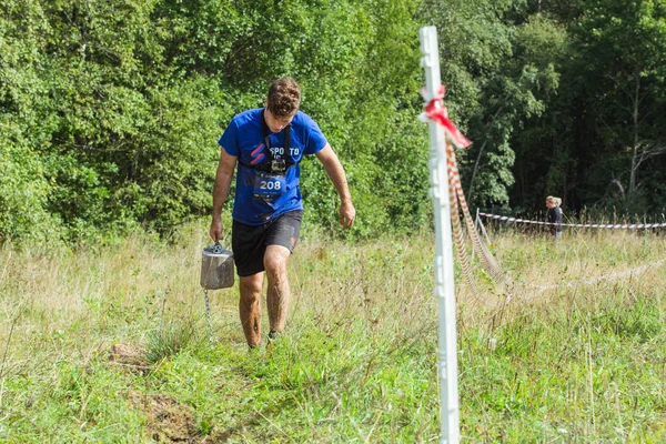 Stad Cesis Letland Gedurfd Race Sportevenement Outdoor Training Mensen Lopen — Stockfoto