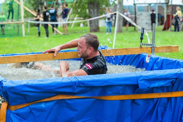 Ciudad Cesis Letonia Carrera Atrevida Evento Deportivo Entrenamiento Aire Libre — Foto de Stock