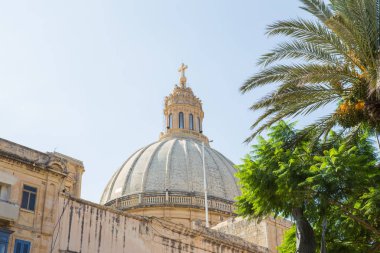 Kent Valleta, Malta, Avrupa. Şehir sokakları ve kentsel. İkinci el, halklar ve mimarisi. Seyahat fotoğraf 2018 Eylül.