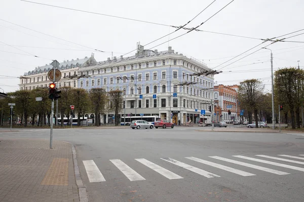 Ciudad Riga Letonia Casco Antiguo Centro Ciudad Pueblos Arquitectura Calles —  Fotos de Stock