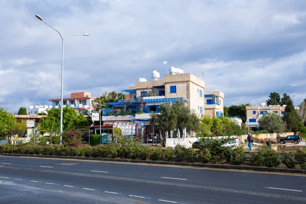 Ciudad Paphos Chipre Edificios Calles Isla Foto Viaje 2018 Diciembre — Foto de Stock