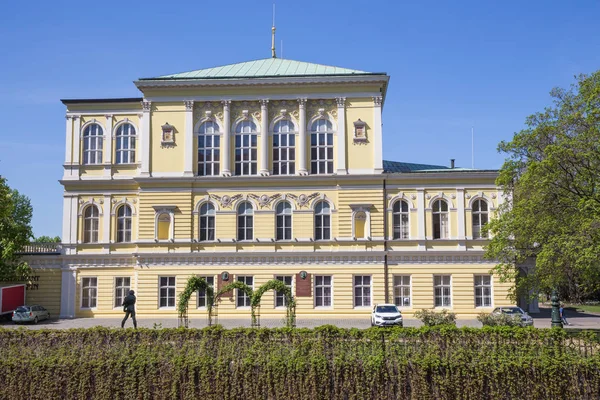 Stad Praag, Tsjechische Republiek. Oude stadscentrum van Praag. Straat en — Stockfoto