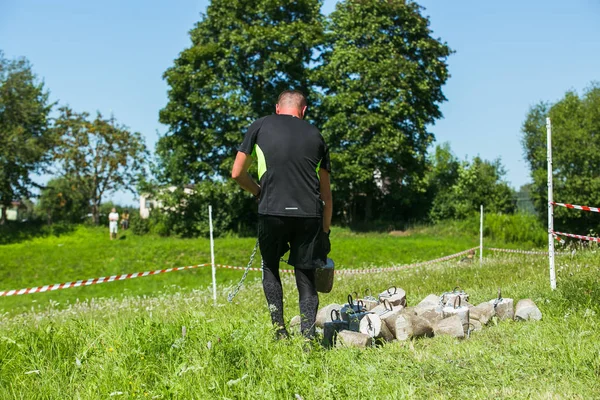 Σίτι Σεζάν, λεττονική Δημοκρατία. Τρέξιμο κούρσας, οι άνθρωποι ήταν αρραβωνιασμένοι — Φωτογραφία Αρχείου